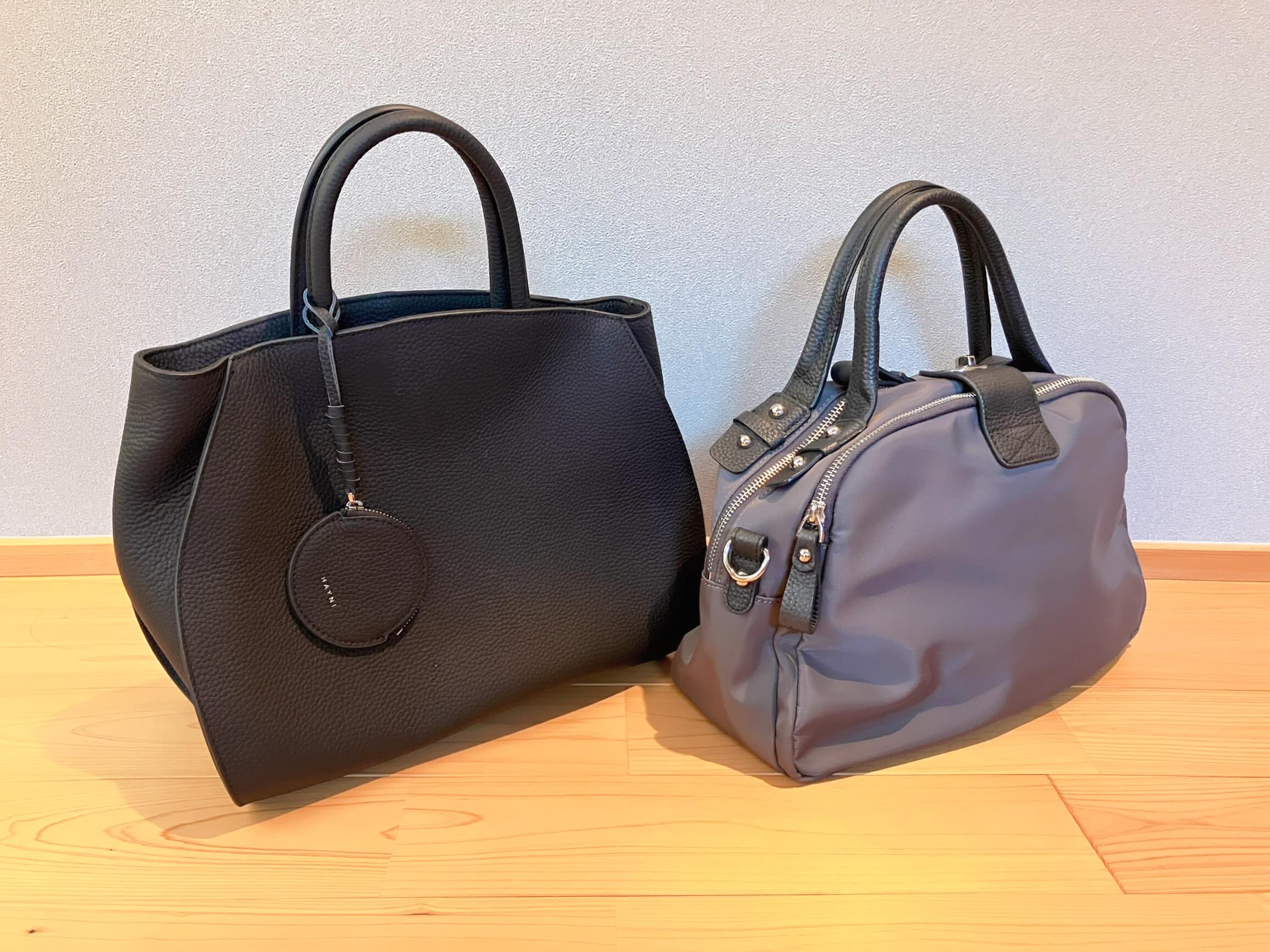 シンプルおしゃれなヘイニのバッグ