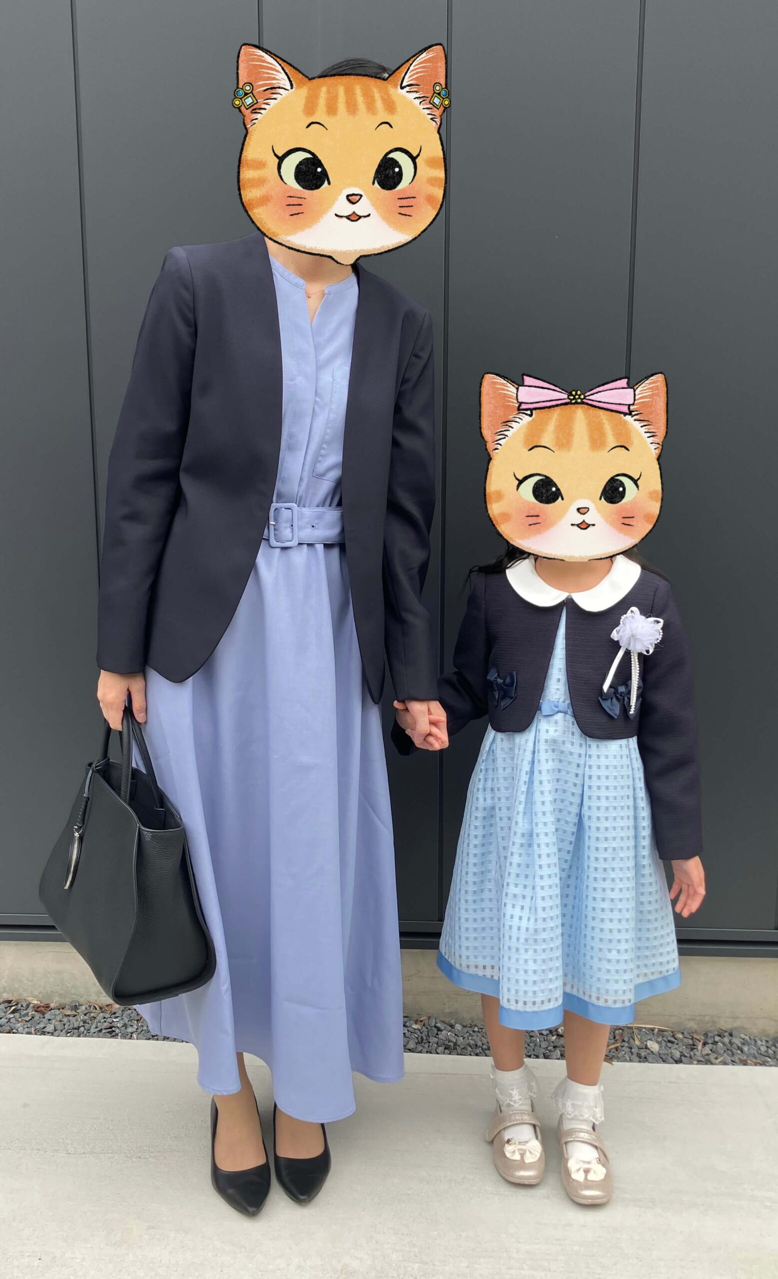 メチャカリでレンタルしたママの七五三コーデ