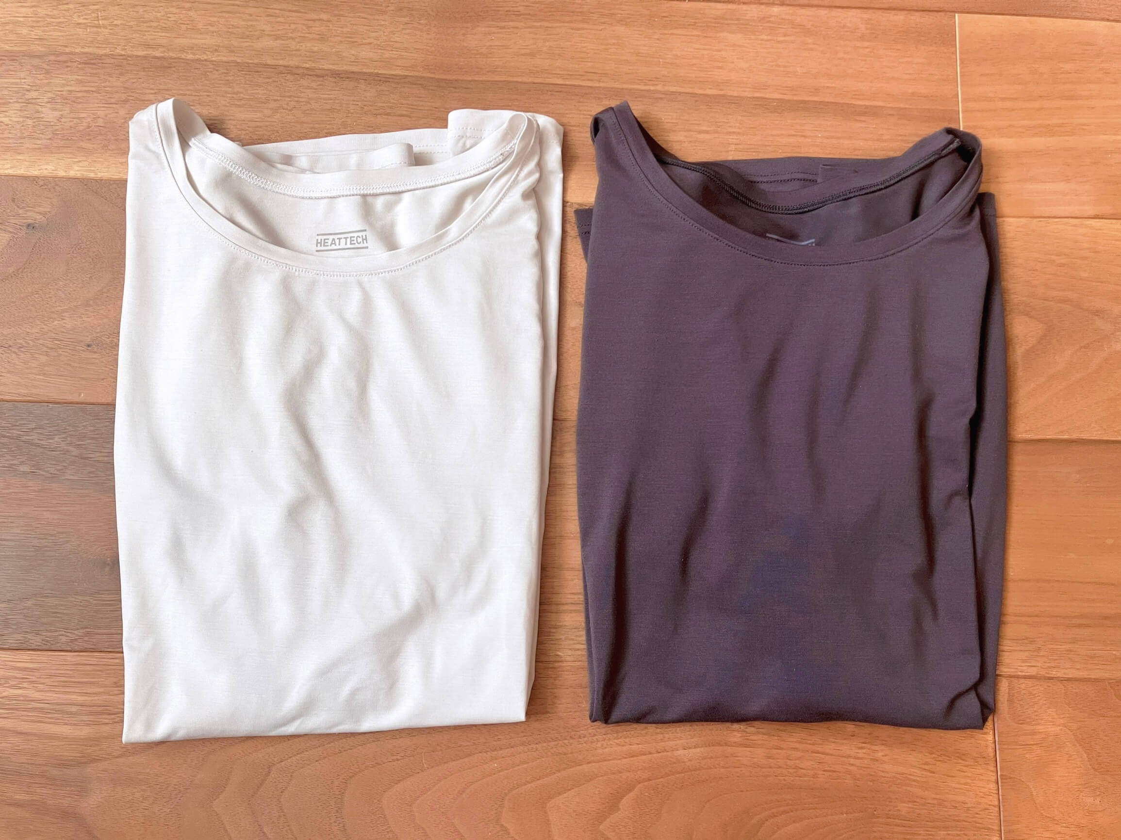 ヒートテッククルーネックT２枚
