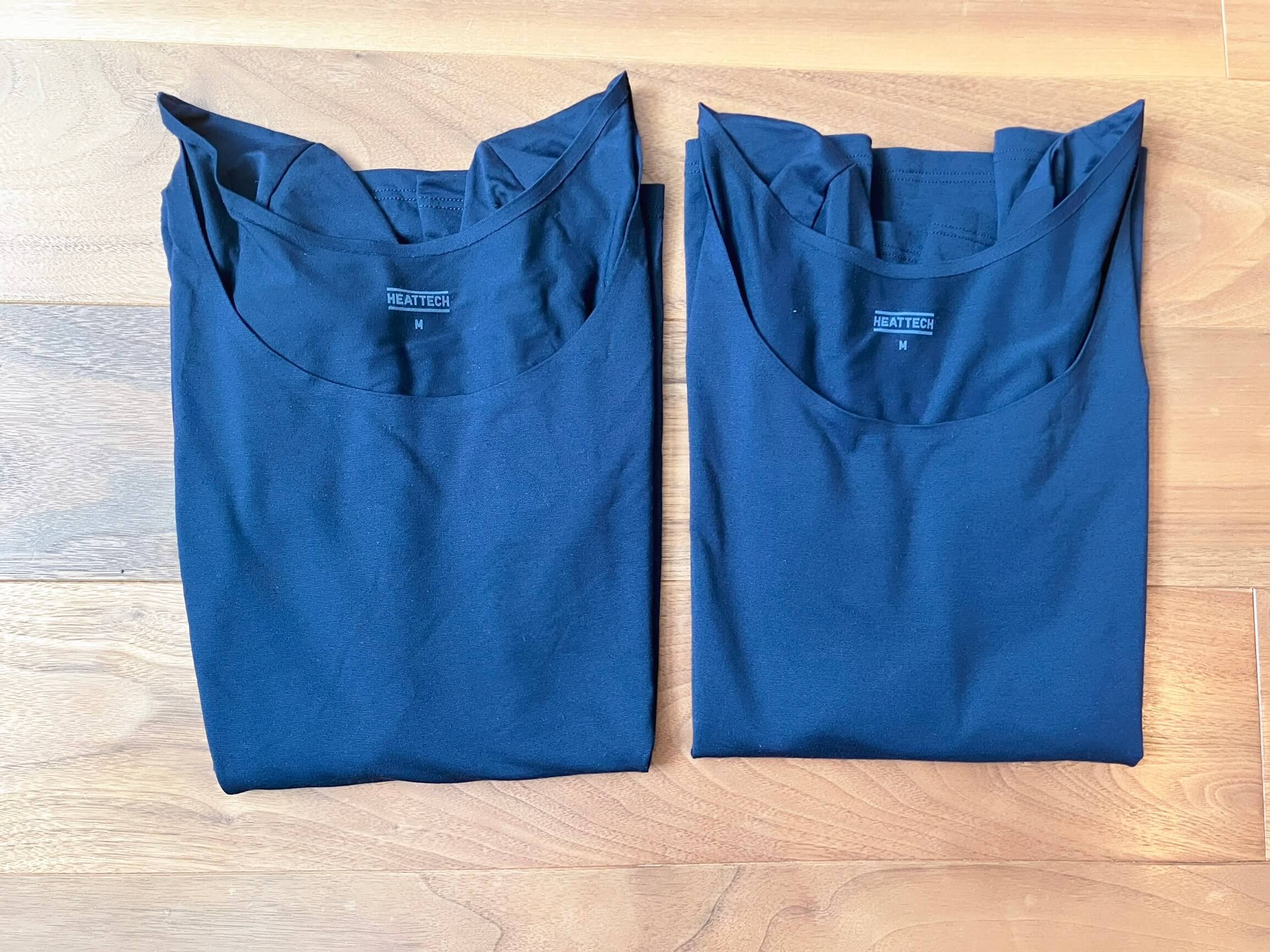 ヒートテックUネック８分袖２枚