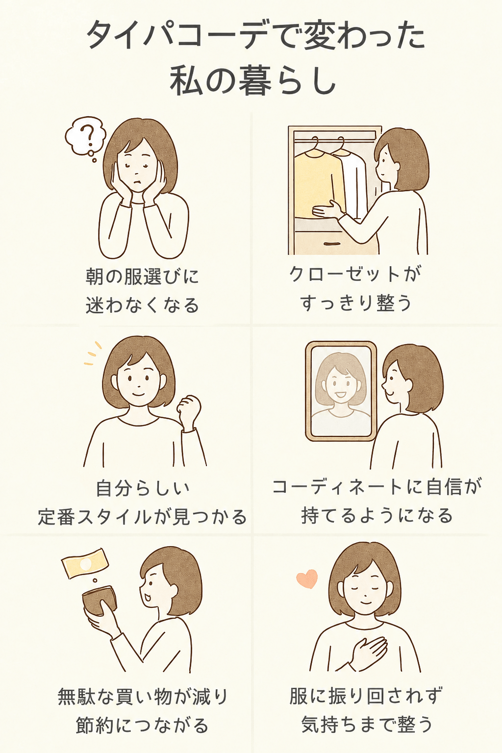 タイパコーデで変わった私の暮らし